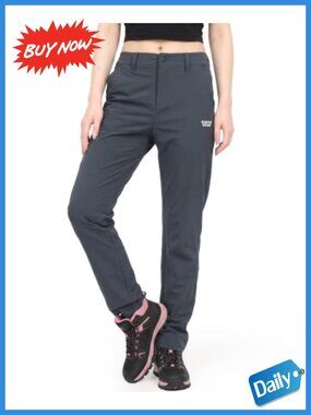 Water Resistant 4-Way Stretch Cargo Hiking Pants for Women